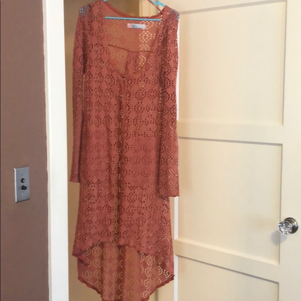 Lace duster
